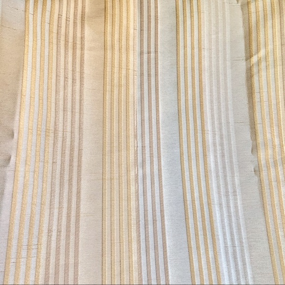 🆕 Gold Cosmo Stripe Curtain Panel 54 x 96 New in package. - Picture 8 of 16